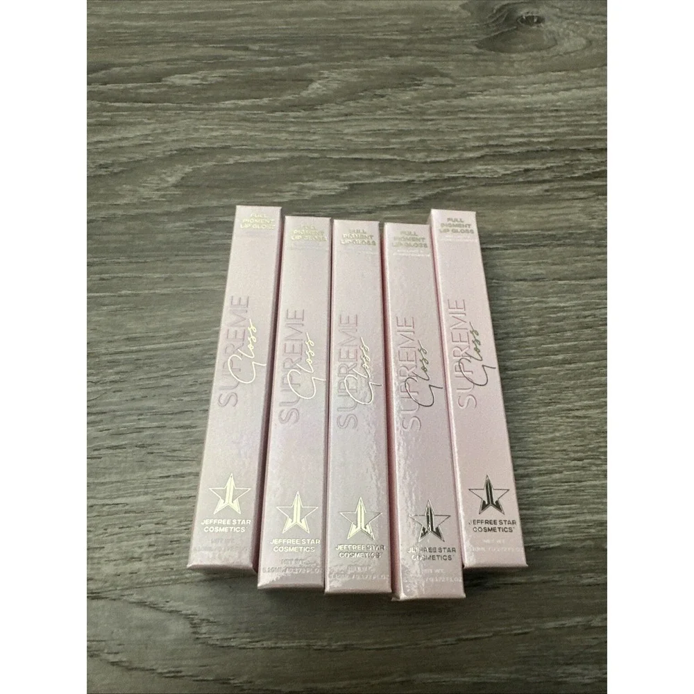 Jeffree Star Supreme Gloss Full Pigment Lip Bundle Of 5
